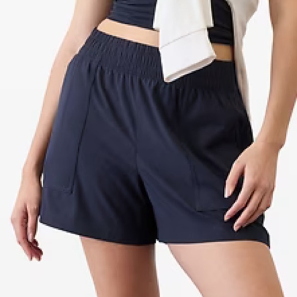Athleta Wayfind High Rise 5" Short - Navy